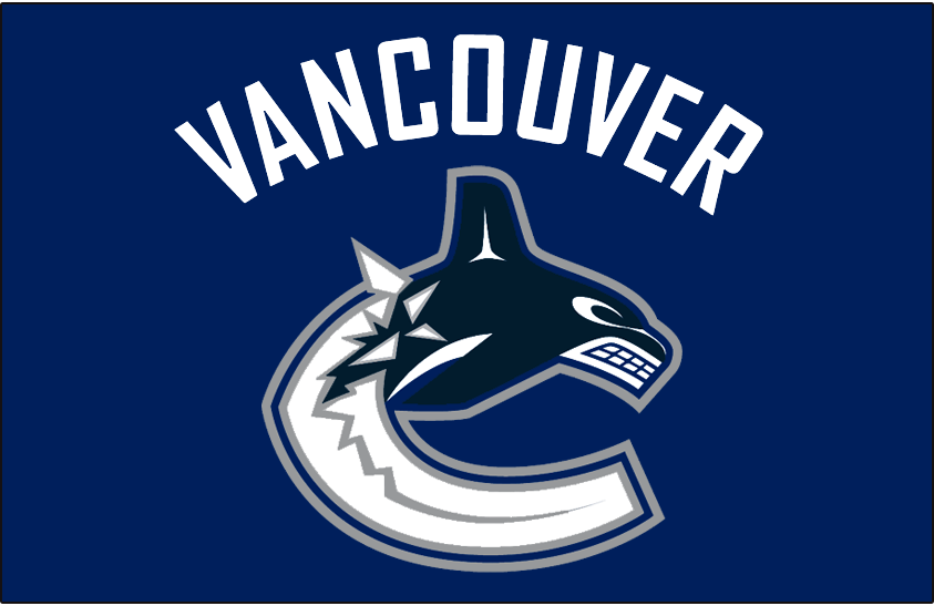 Vancouver Canucks 2007 08-2018 19 Jersey Logo iron on paper